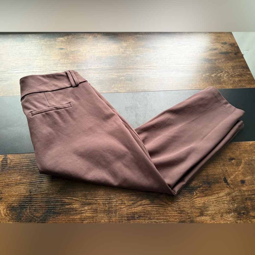 Torrid Brown Straight Pointe Pants 16R